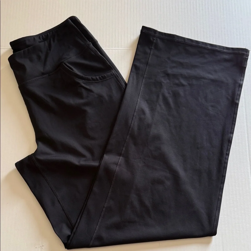 High-Waist Wide-Leg Pull-On Pants in Black Tall XXL 35”Inseam - Picture 13 of 13